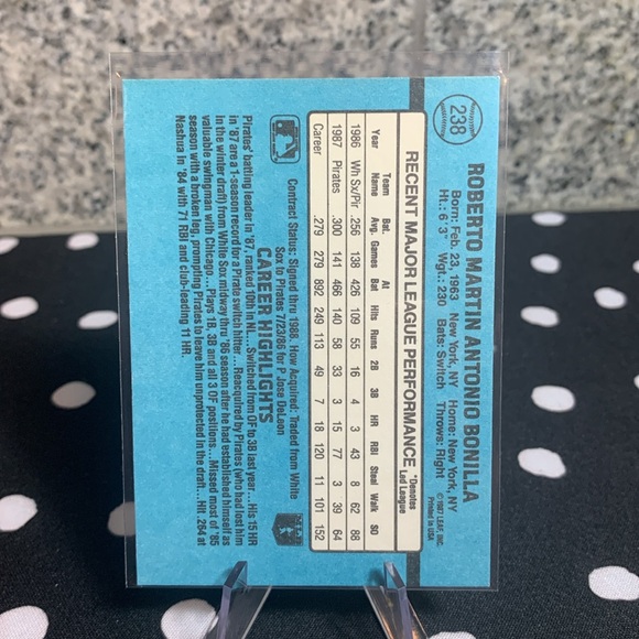 Bobby Bonilla Cards Pittsburgh Pirates MLB HOF All Star!!! - Picture 9 of 13